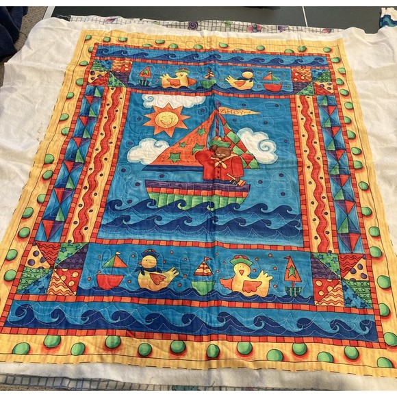 Fabric Material Accessories Vintage Quilted Fabric Material Bear